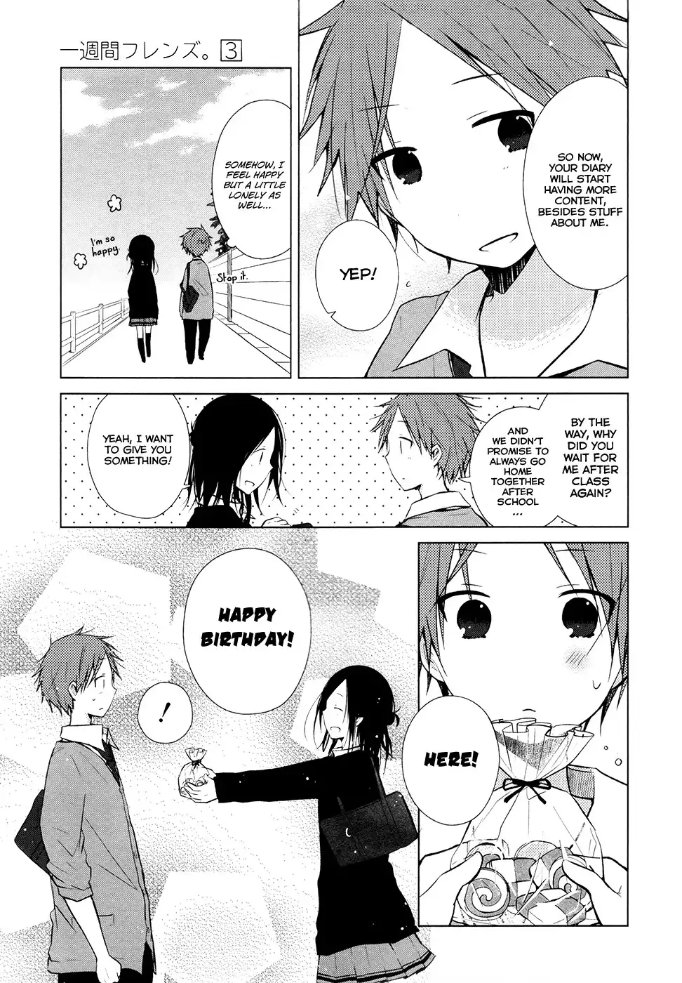 Isshuukan Friends. Chapter 9 10